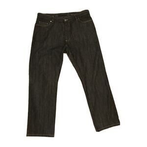 EUC womens Ermenegildo Zegna size 38 Jeans charcoal black cotton